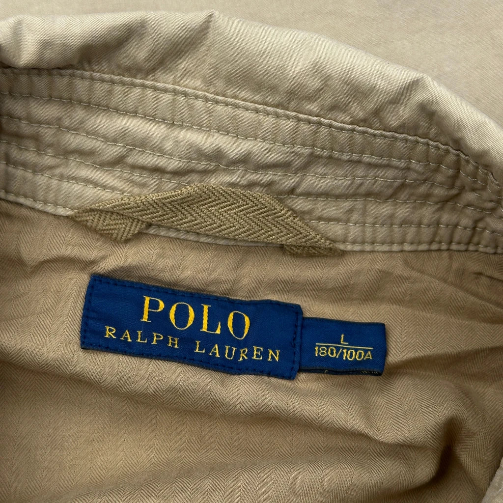 Polo By Ralph Lauren Harrington Jacket - Large Beige Cotton - Image 3