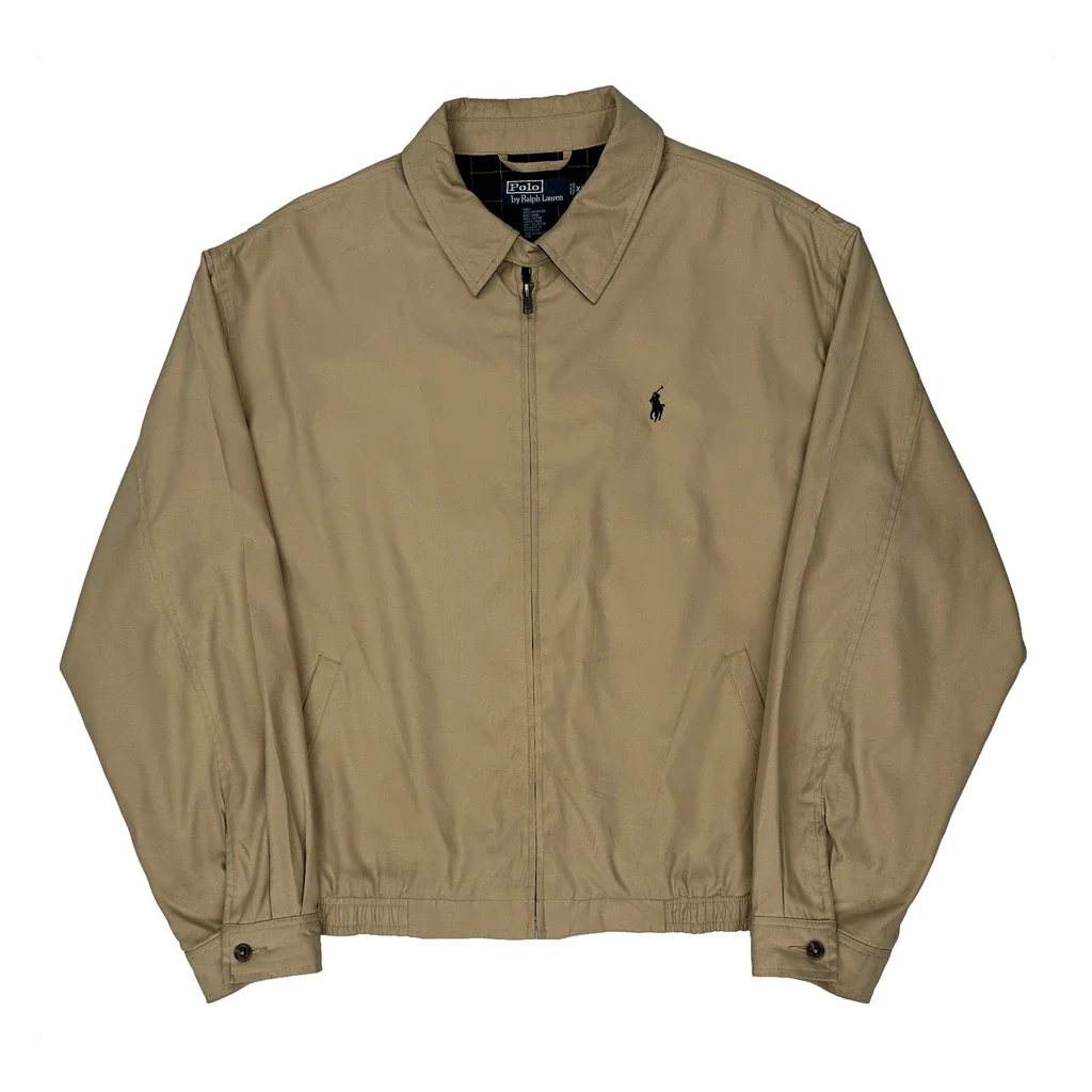 Polo By Ralph Lauren Harrington Jacket - XL Beige Polyester