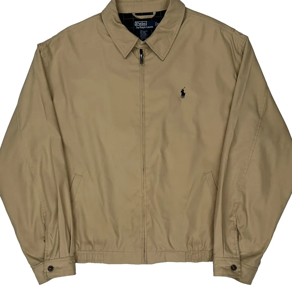 Polo By Ralph Lauren Harrington Jacket - XL Beige Polyester - Image 4