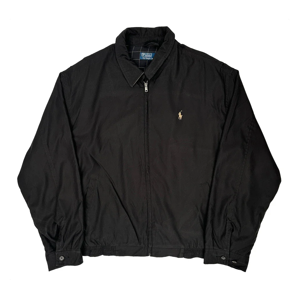 Polo By Ralph Lauren Harrington Jacket - XL Black Cotton