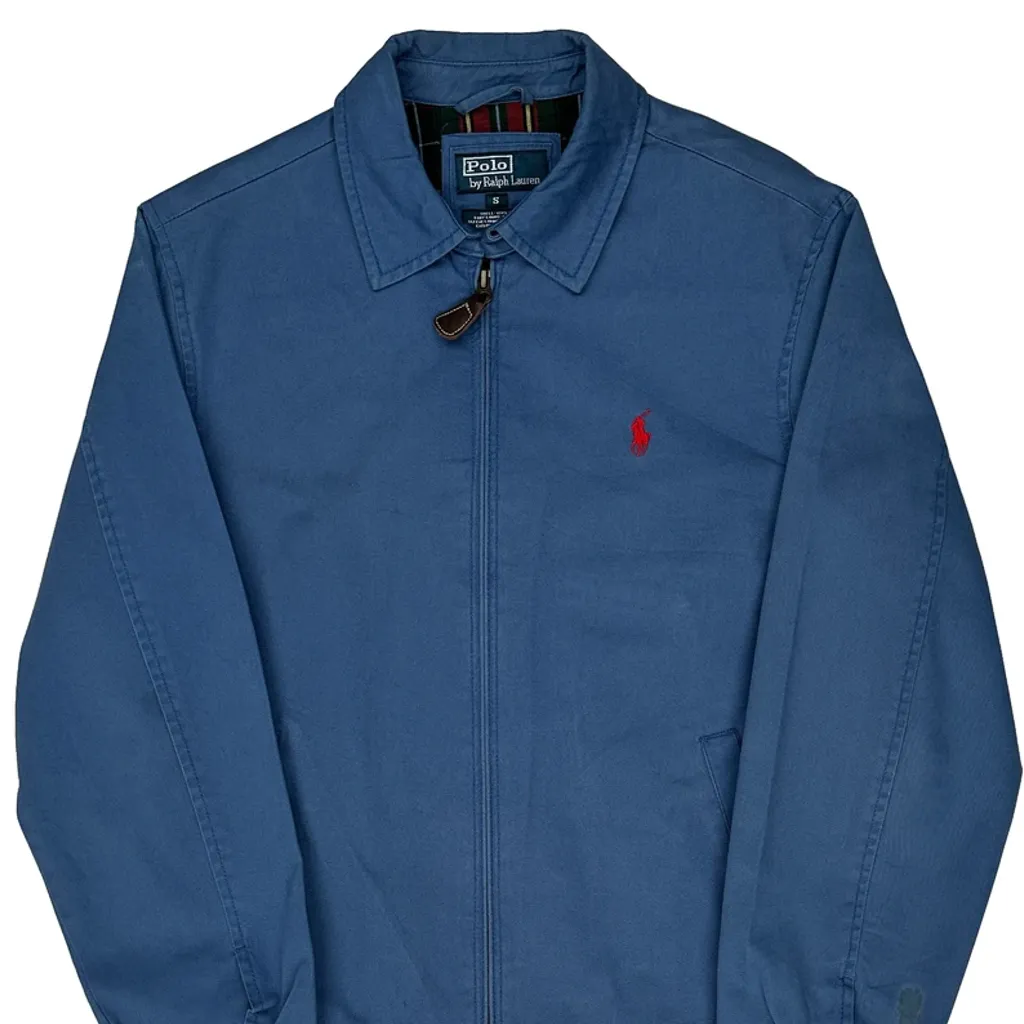 Polo By Ralph Lauren Harrington Jacket - Small Blue Cotton - Image 5