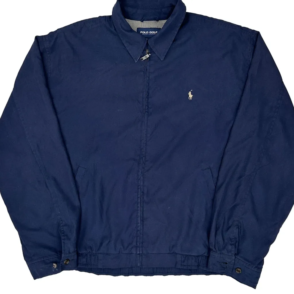 Polo By Ralph Lauren Harrington Jacket - Large Navy Polyester - Image 4