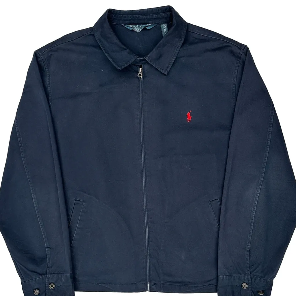 Polo By Ralph Lauren Harrington Jacket - 2XL Navy Cotton - Image 4