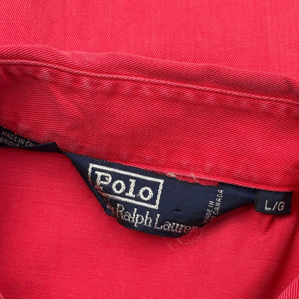 Polo By Ralph Lauren Harrington Jacket - Large Red Cotton - Image 4