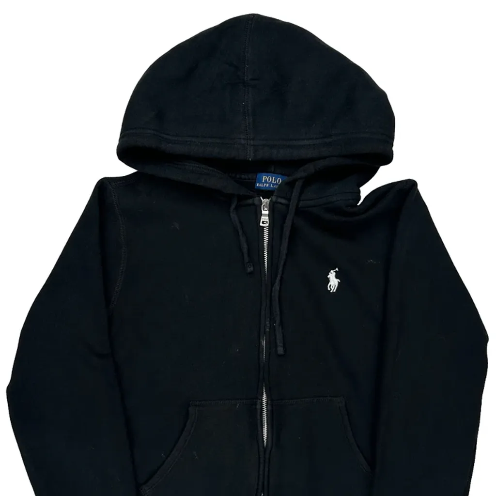 Polo By Ralph Lauren Hoodie - Small Black Cotton - Image 5