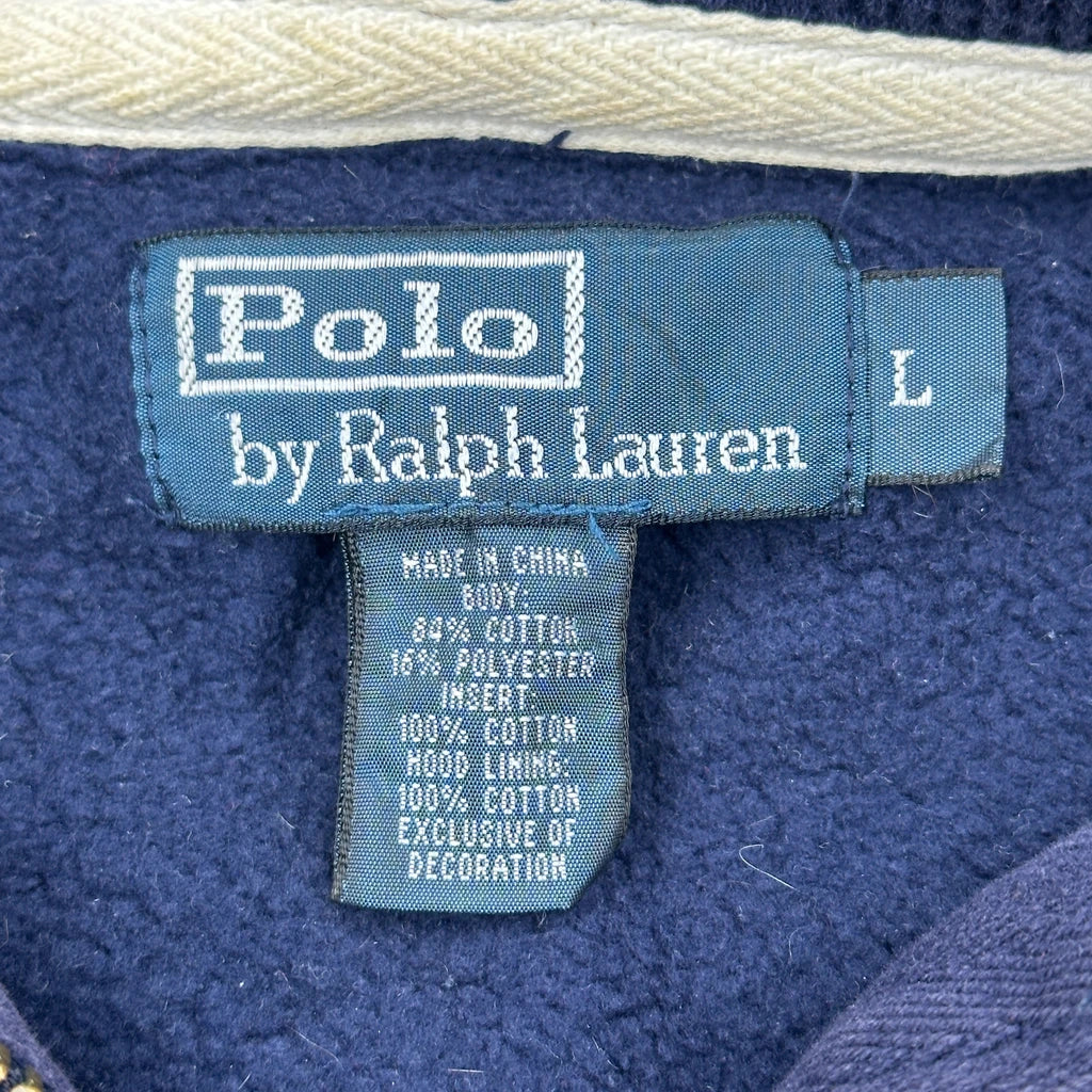 Polo By Ralph Lauren Hoodie - Large Blue Cotton - Image 3