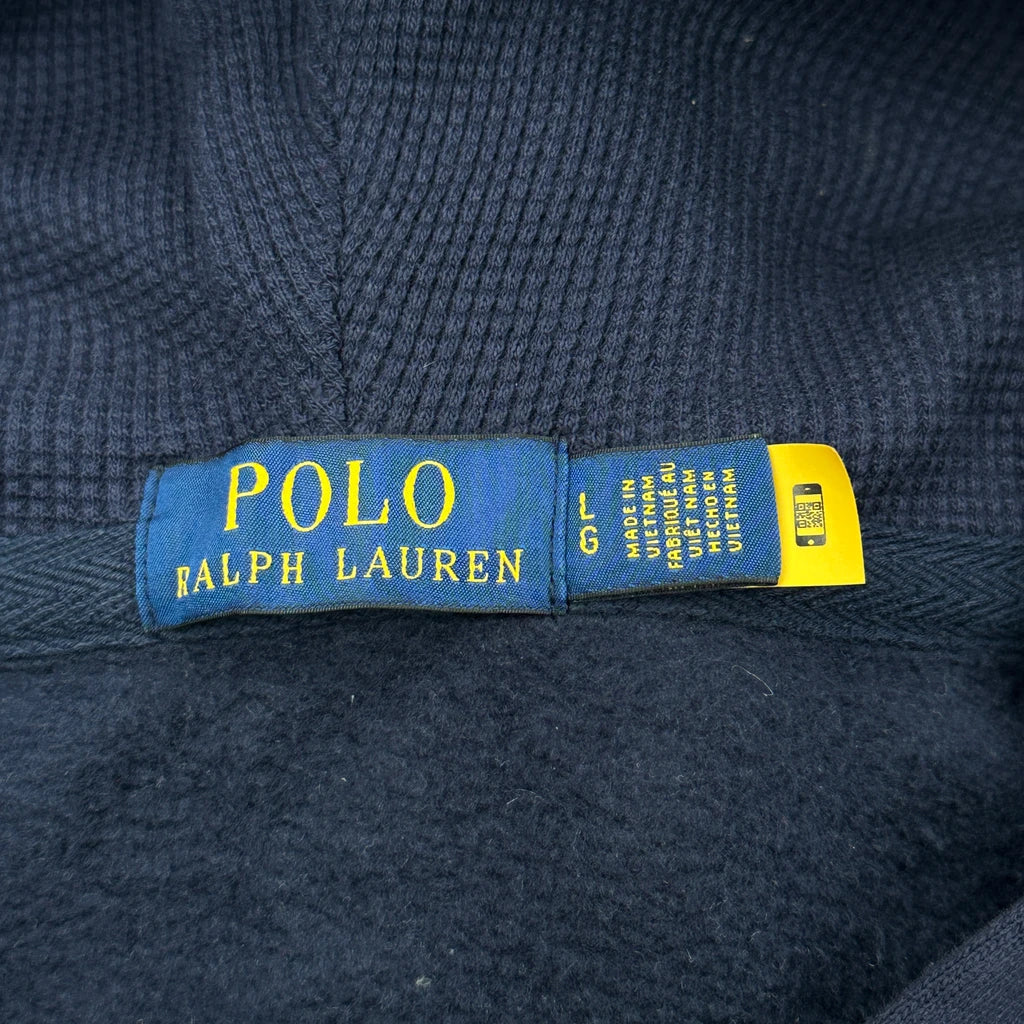 Polo By Ralph Lauren Hoodie - Large Blue Cotton - Image 3