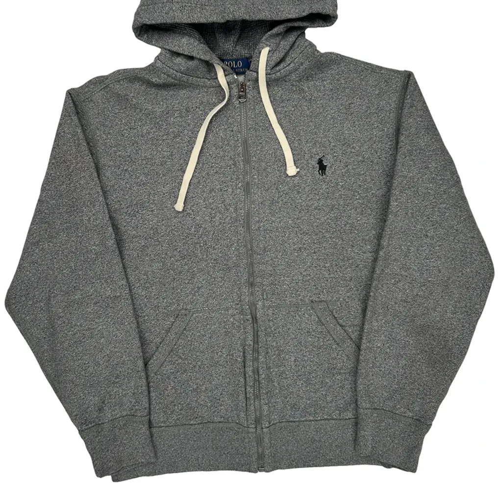 Polo By Ralph Lauren Hoodie - Medium Gray Cotton - Image 4
