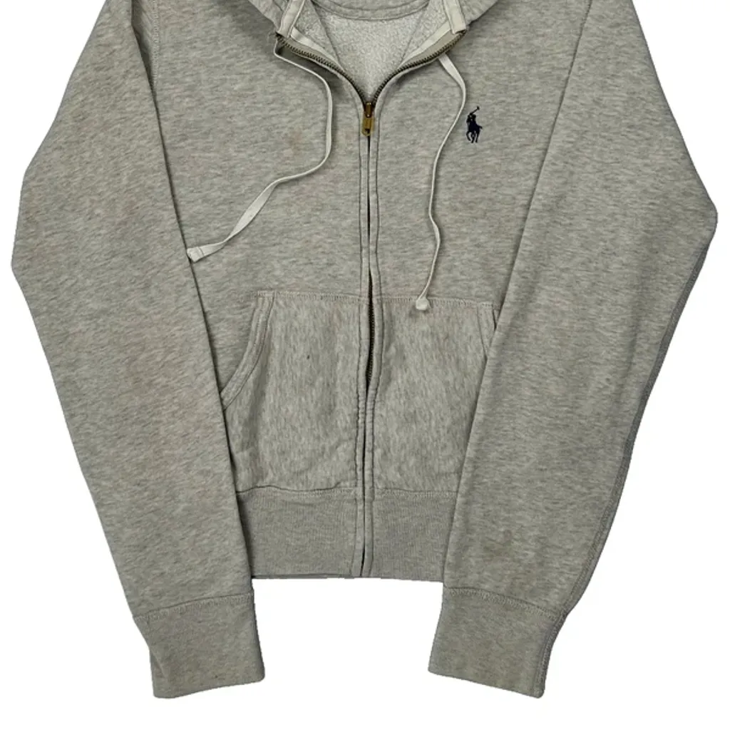 Polo By Ralph Lauren Hoodie - Small Grey Cotton - Image 5