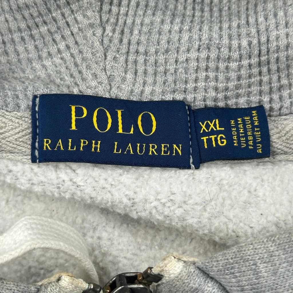 Polo By Ralph Lauren Hoodie - 2XL Grey Cotton - Image 3