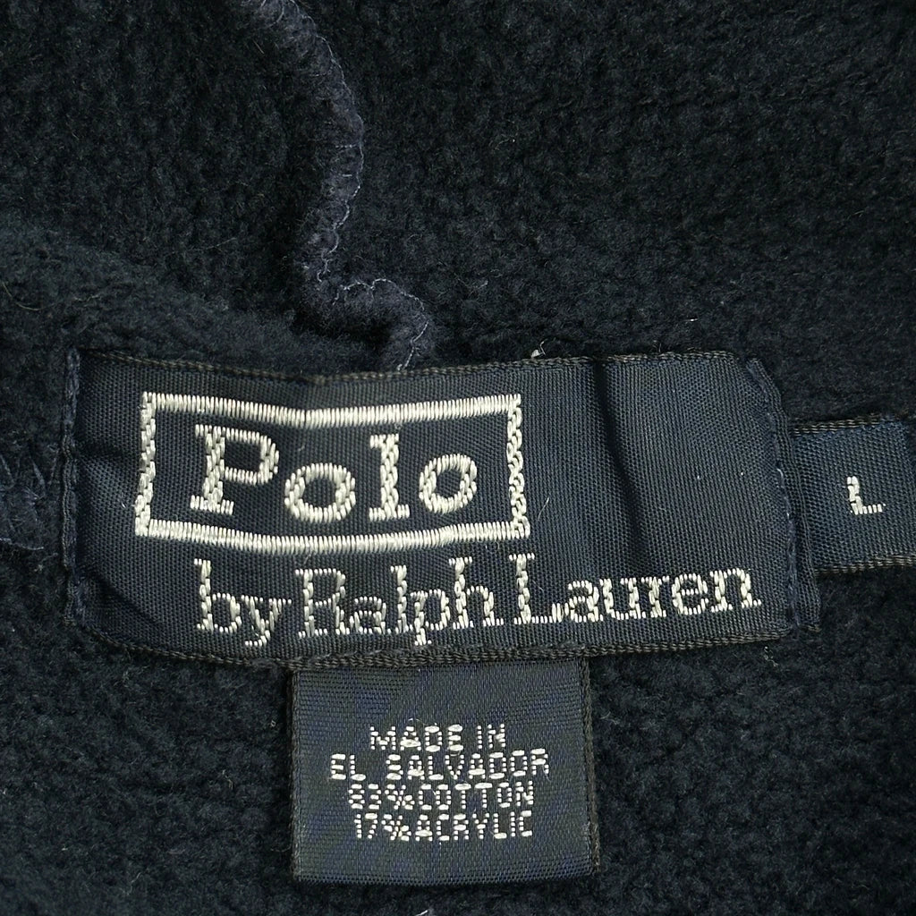 Polo By Ralph Lauren Hoodie - Large Navy Cotton - Image 3