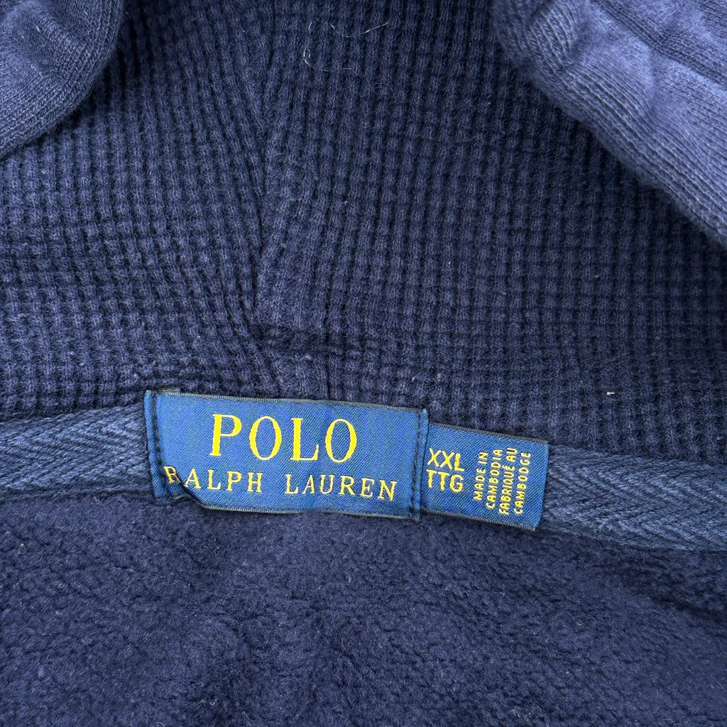Polo By Ralph Lauren Hoodie - 2XL Navy Cotton - Image 3