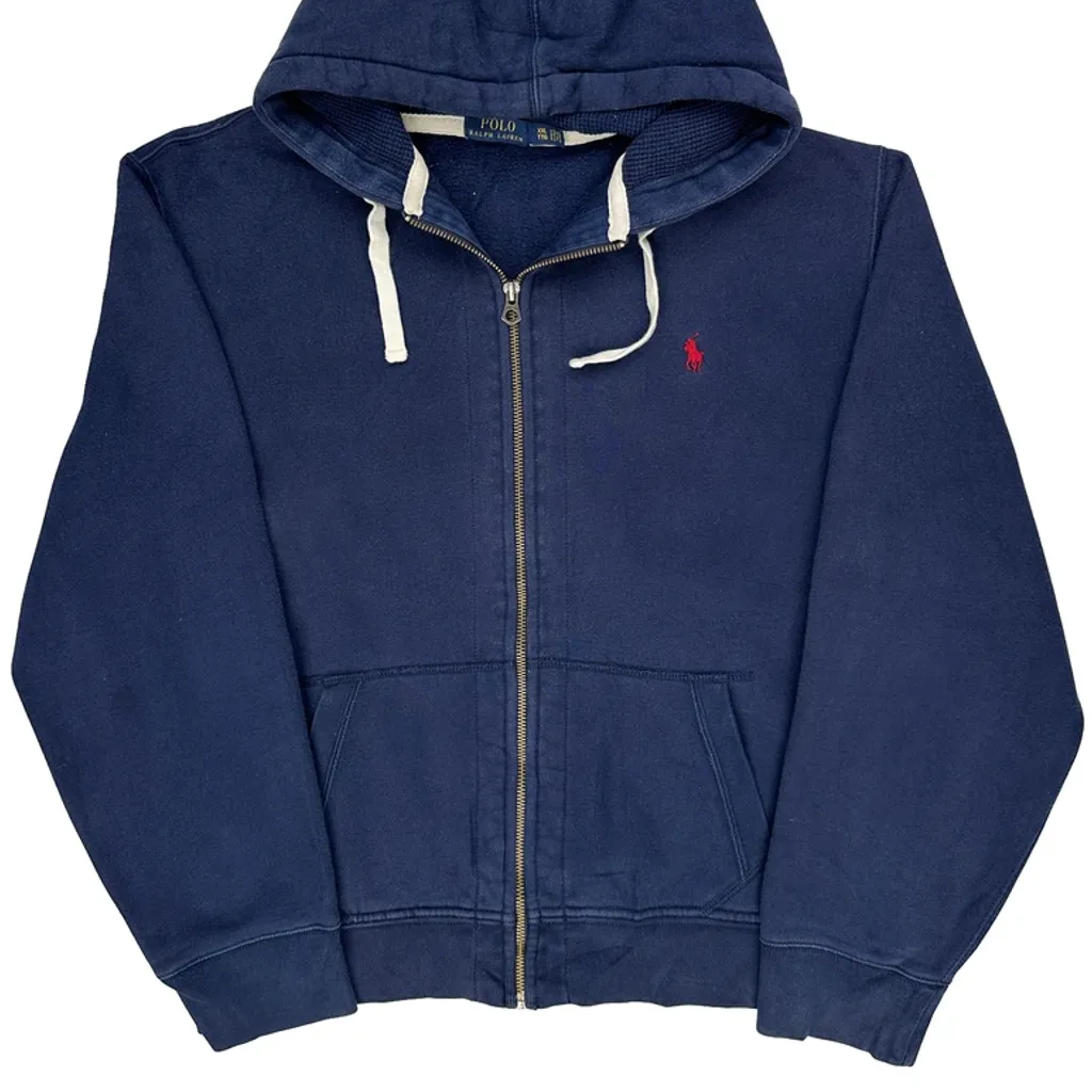 Polo By Ralph Lauren Hoodie - 2XL Navy Cotton - Image 5