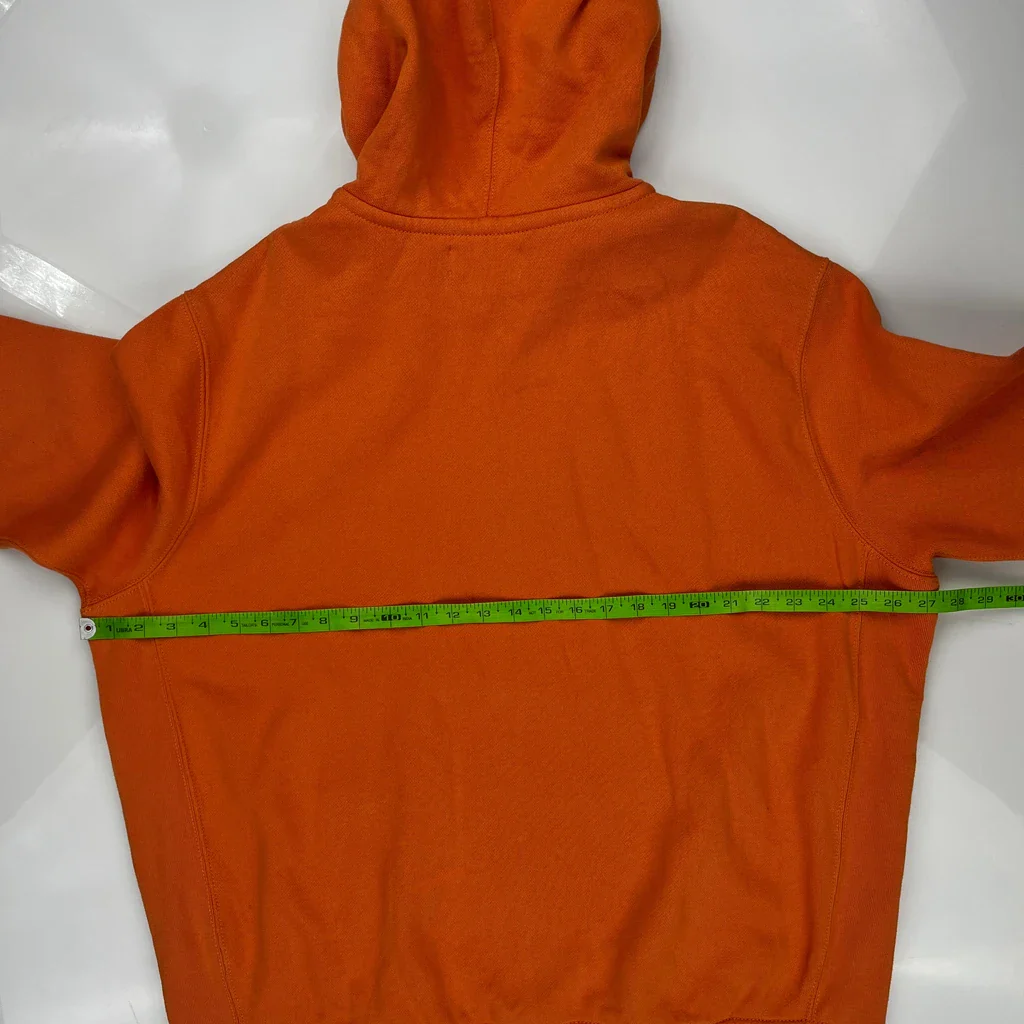 Polo By Ralph Lauren Hoodie - 2XL Orange Cotton Blend - Image 3