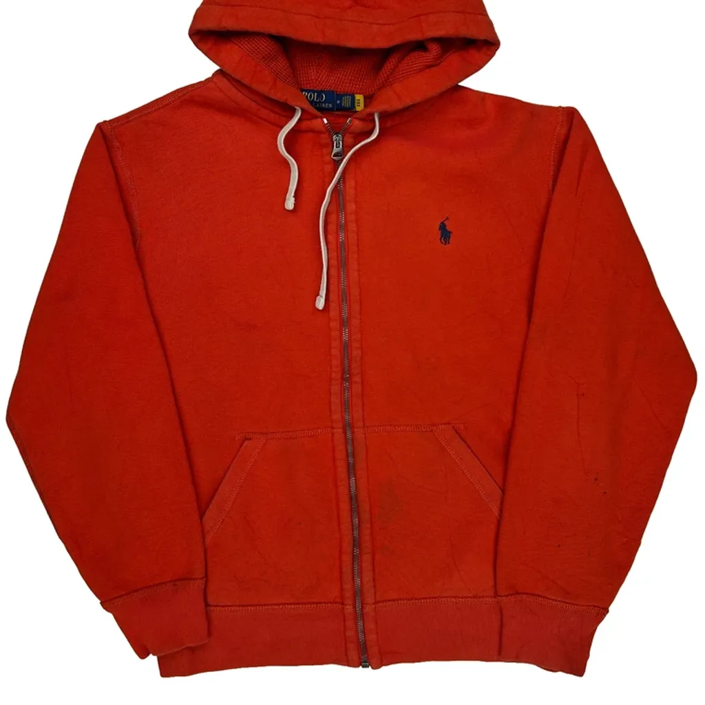 Polo By Ralph Lauren Hoodie - Medium Red Cotton - Image 5