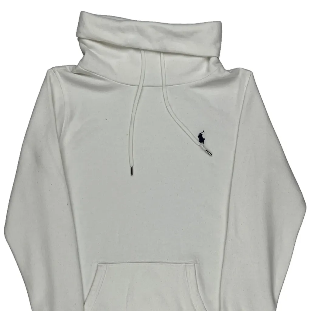 Polo By Ralph Lauren Hoodie - XS White Cotton - Image 5
