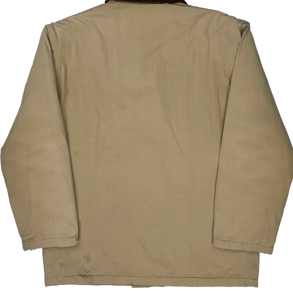 Polo By Ralph Lauren Barn Coat Jacket - Large Beige Cotton - Image 7
