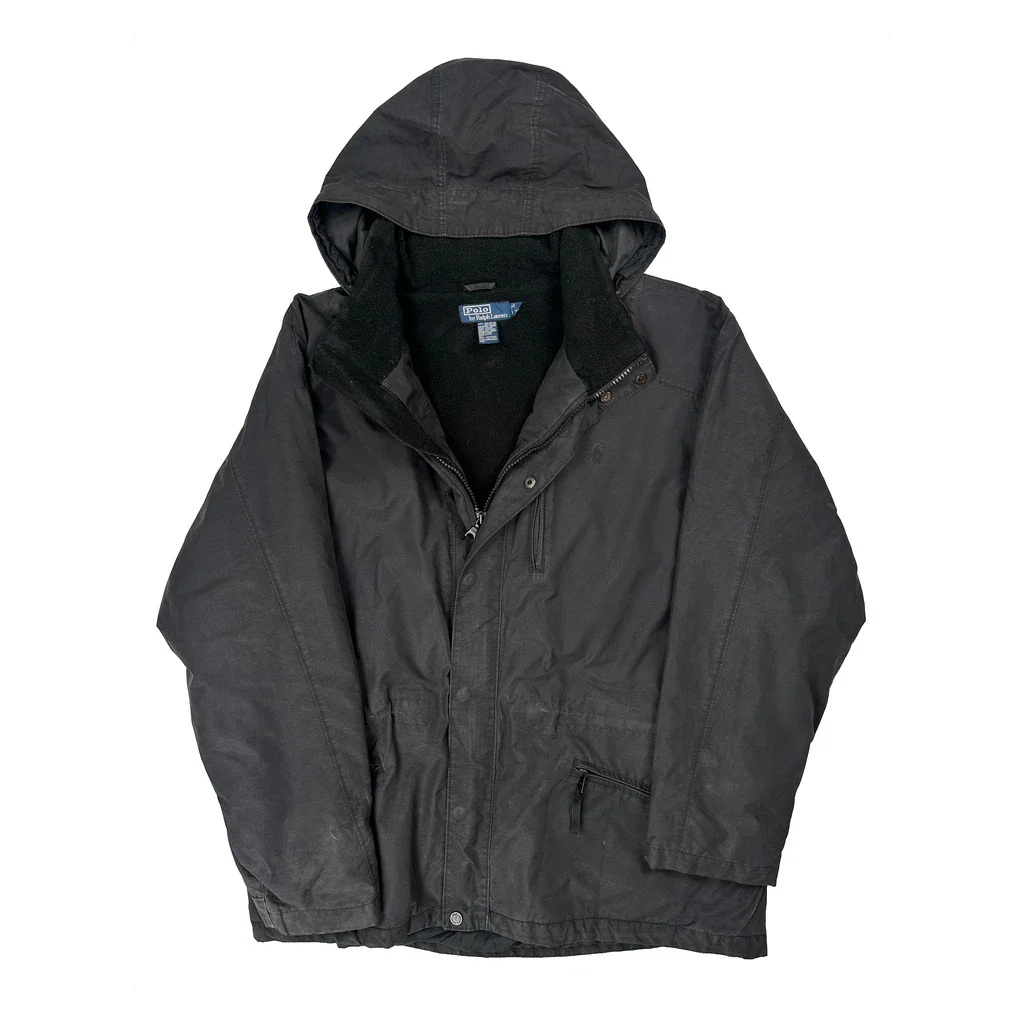 Polo By Ralph Lauren Jacket - XL Black Cotton