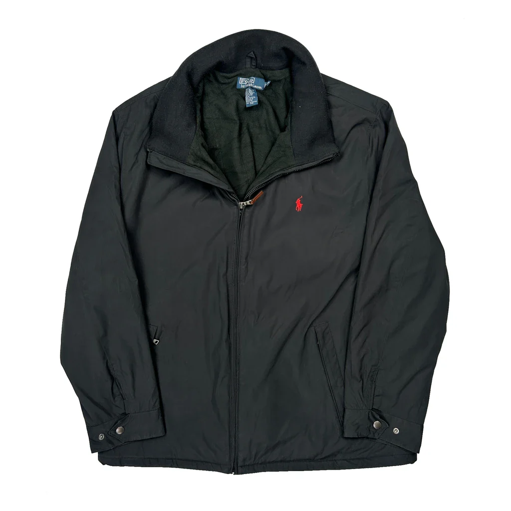 Polo By Ralph Lauren Jacket - 3XL Black Polyester