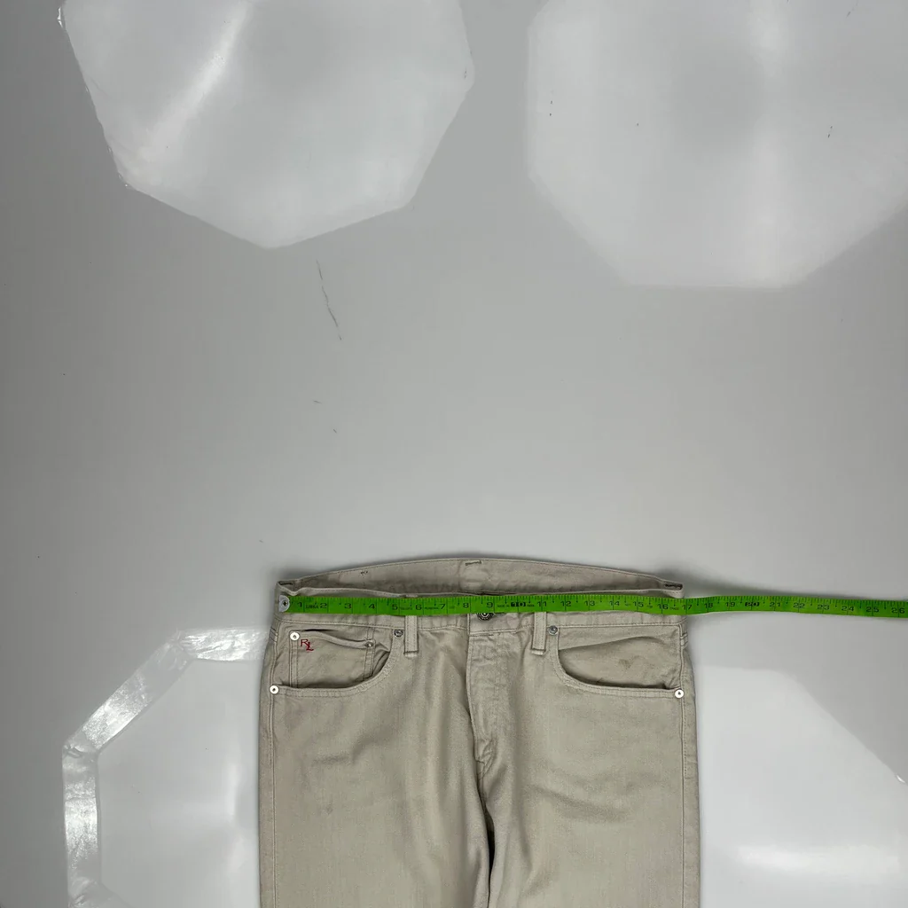 Polo By Ralph Lauren Jeans - 33W 32L Beige Cotton - Image 3