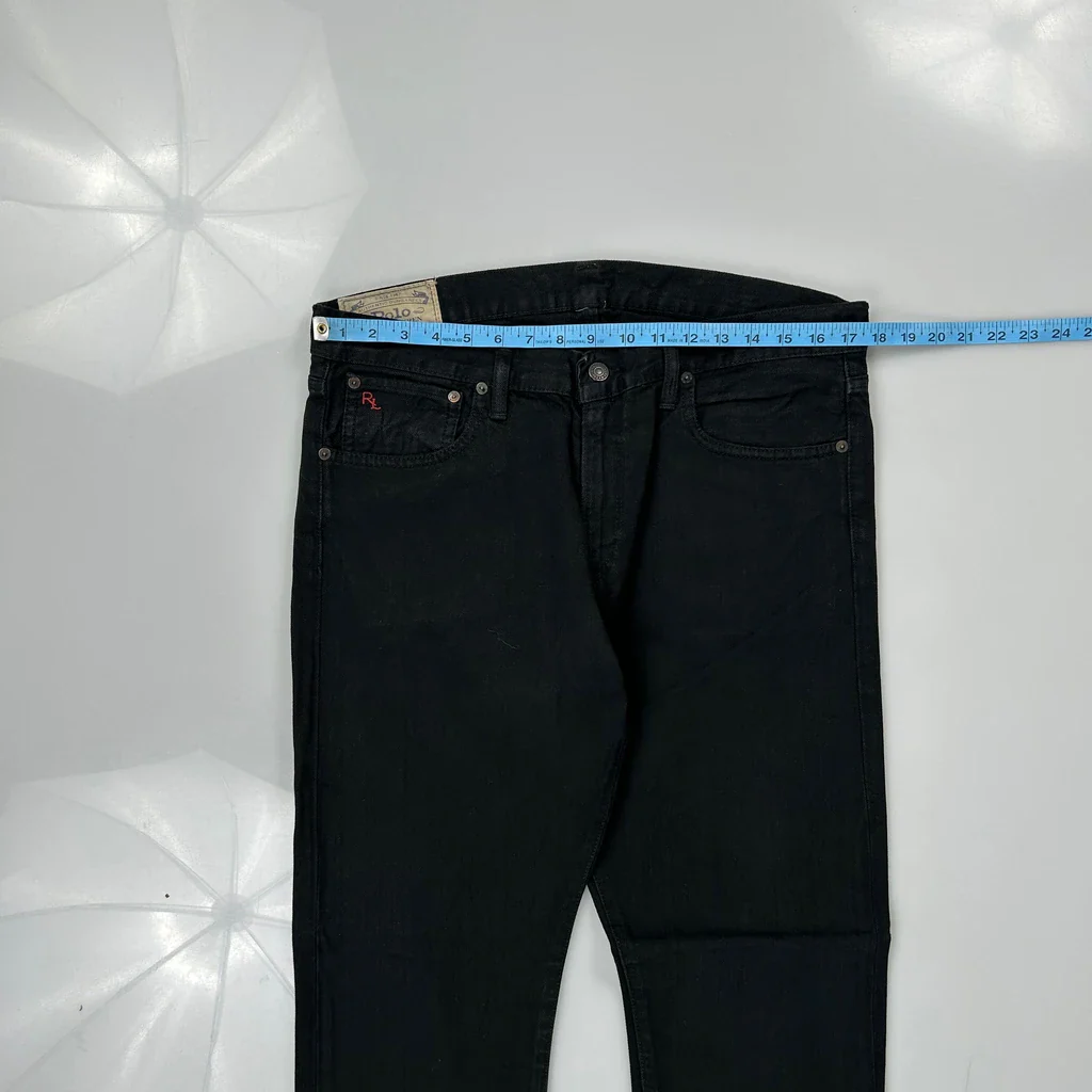 Polo By Ralph Lauren Jeans - 34W 33L Black Cotton - Image 3