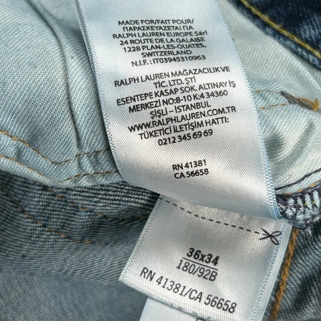Polo By Ralph Lauren Jeans - 36W 34L Blue Denim - Image 6