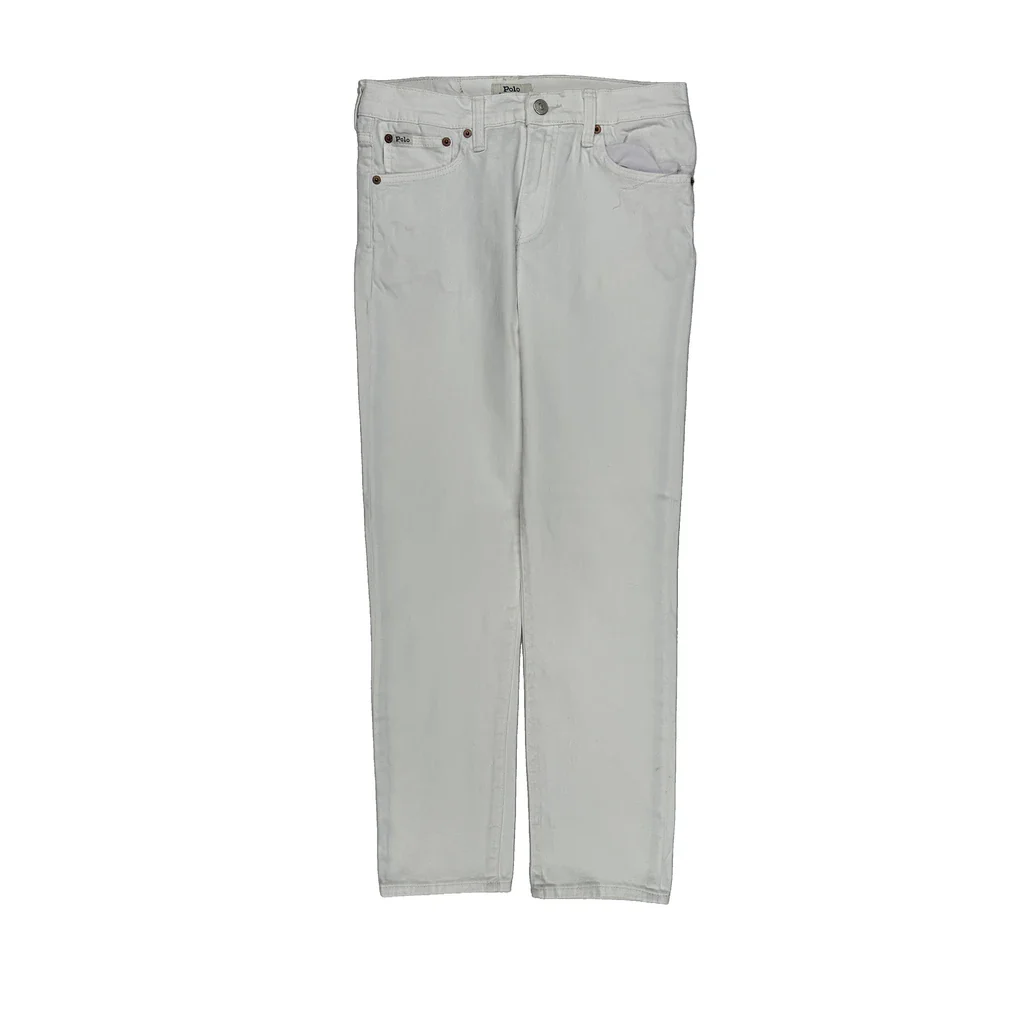 Polo By Ralph Lauren Jeans - 29W UK 10 White Cotton - Image 2