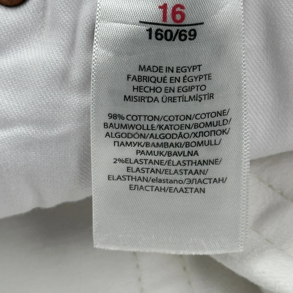 Polo By Ralph Lauren Jeans - 29W UK 10 White Cotton - Image 6