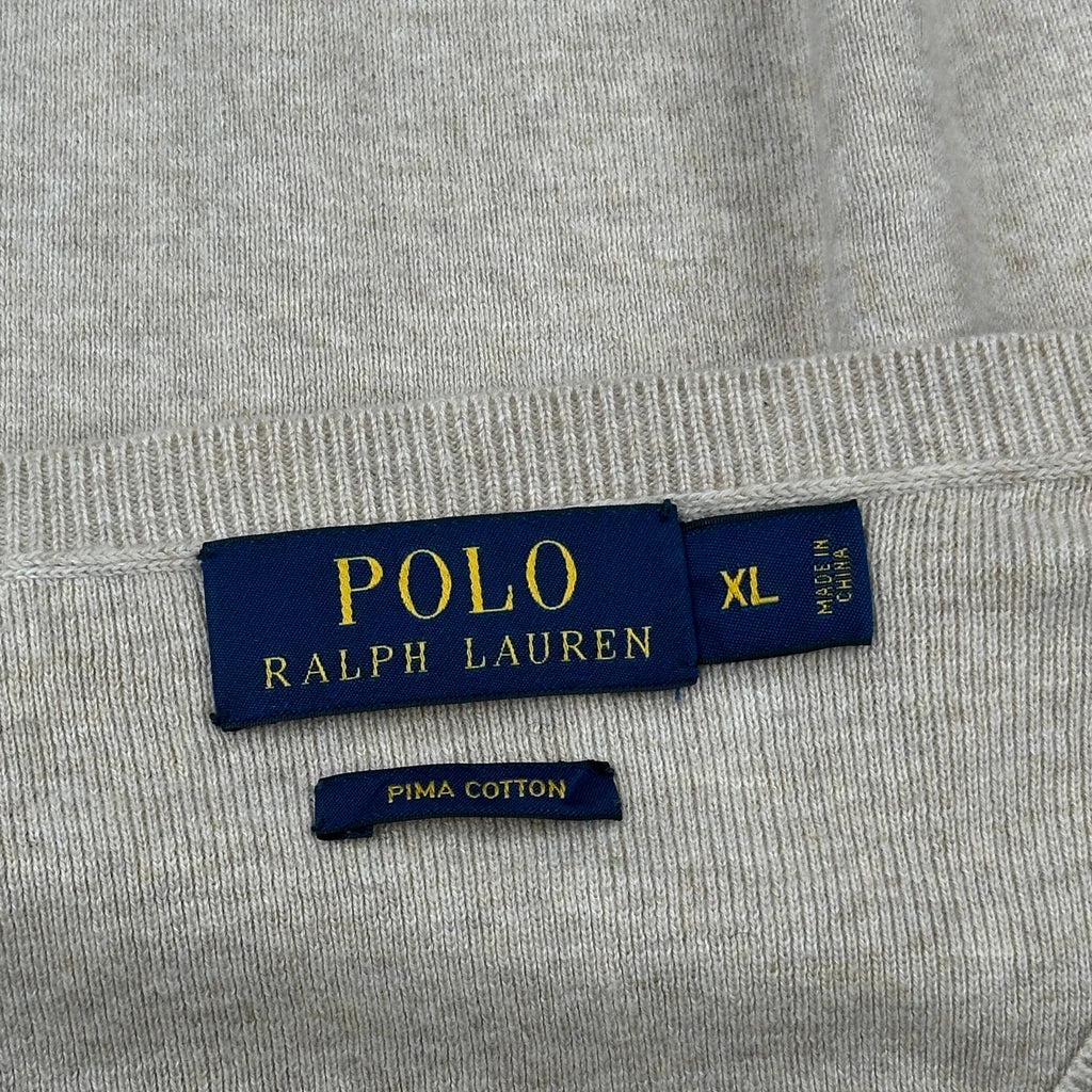 Polo By Ralph Lauren Jumper - XL Beige Cotton - Image 3