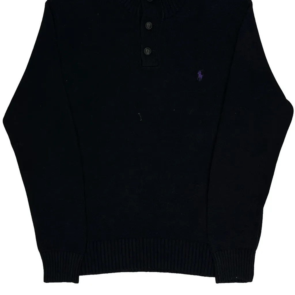 Polo By Ralph Lauren Jumper - Large Black Cotton - Image 4