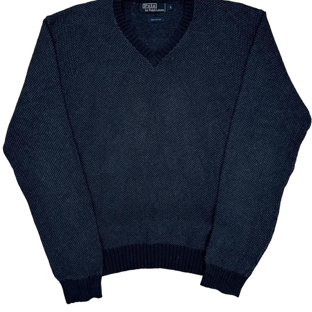 Polo By Ralph Lauren Jumper - Large Blue Cotton - Image 4