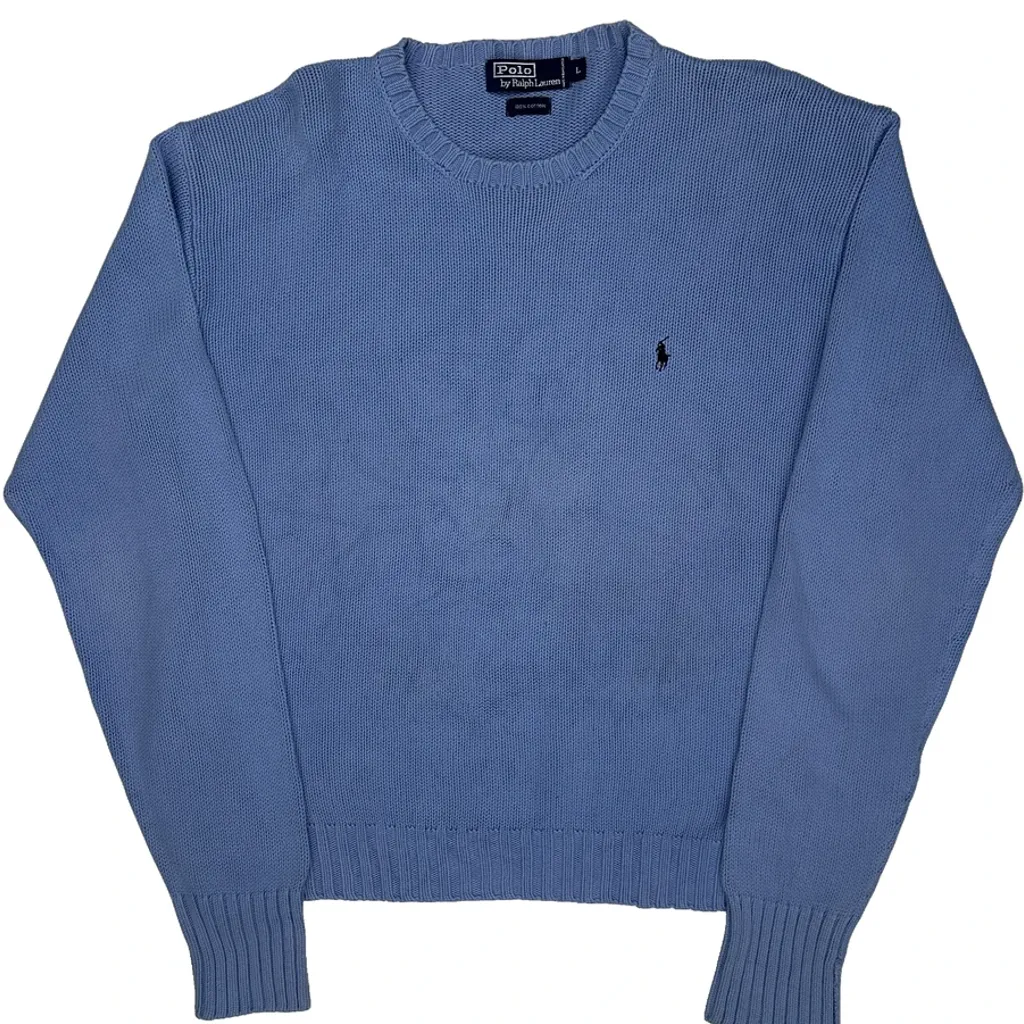 Polo By Ralph Lauren Jumper - Large Blue Cotton - Image 5