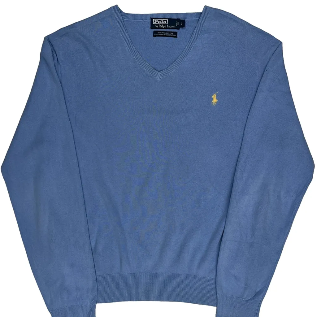 Polo By Ralph Lauren Jumper - Large Blue Cotton - Image 4