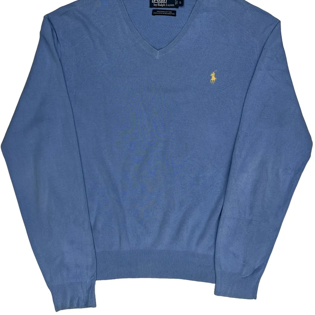 Polo By Ralph Lauren Jumper - Large Blue Cotton - Image 5