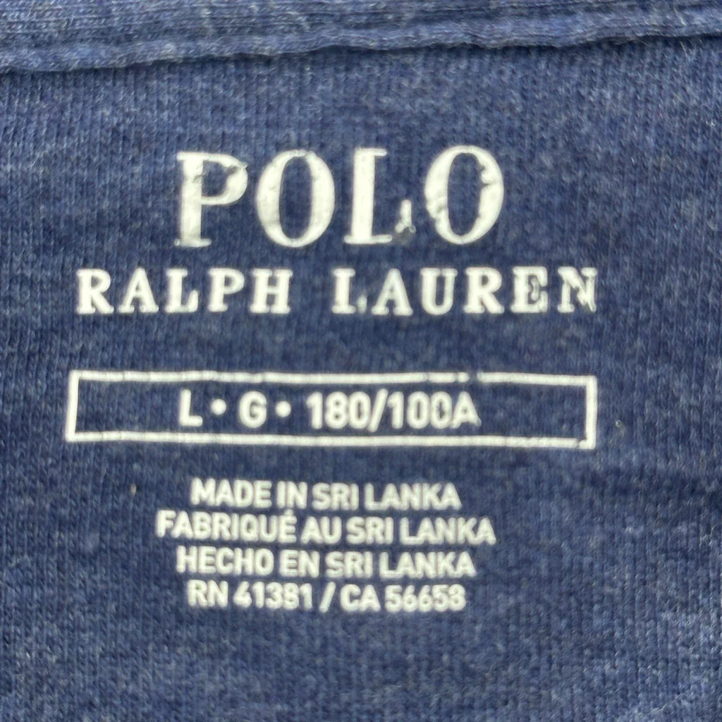 Polo By Ralph Lauren Collared Jumper - Large Blue Cotton - Image 3