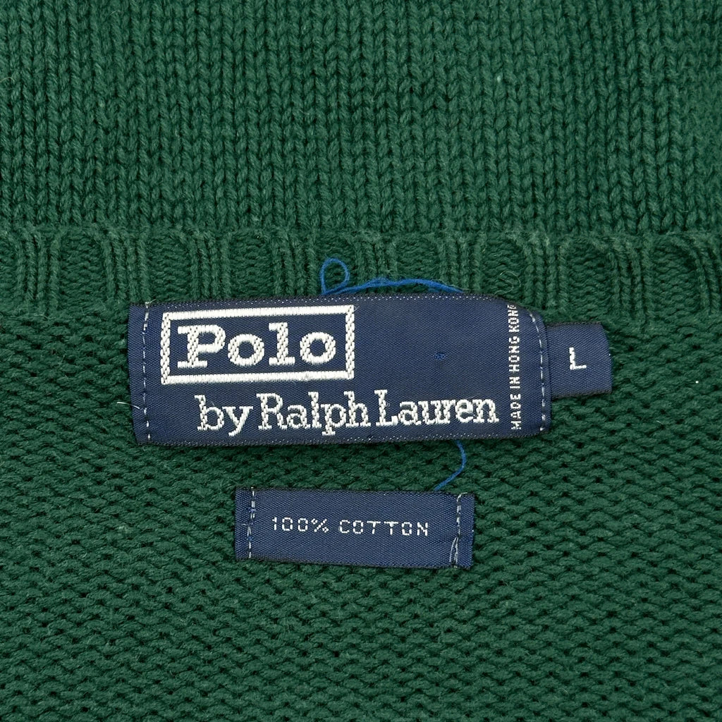Polo By Ralph Lauren Jumper - Large Green Cotton - Image 3