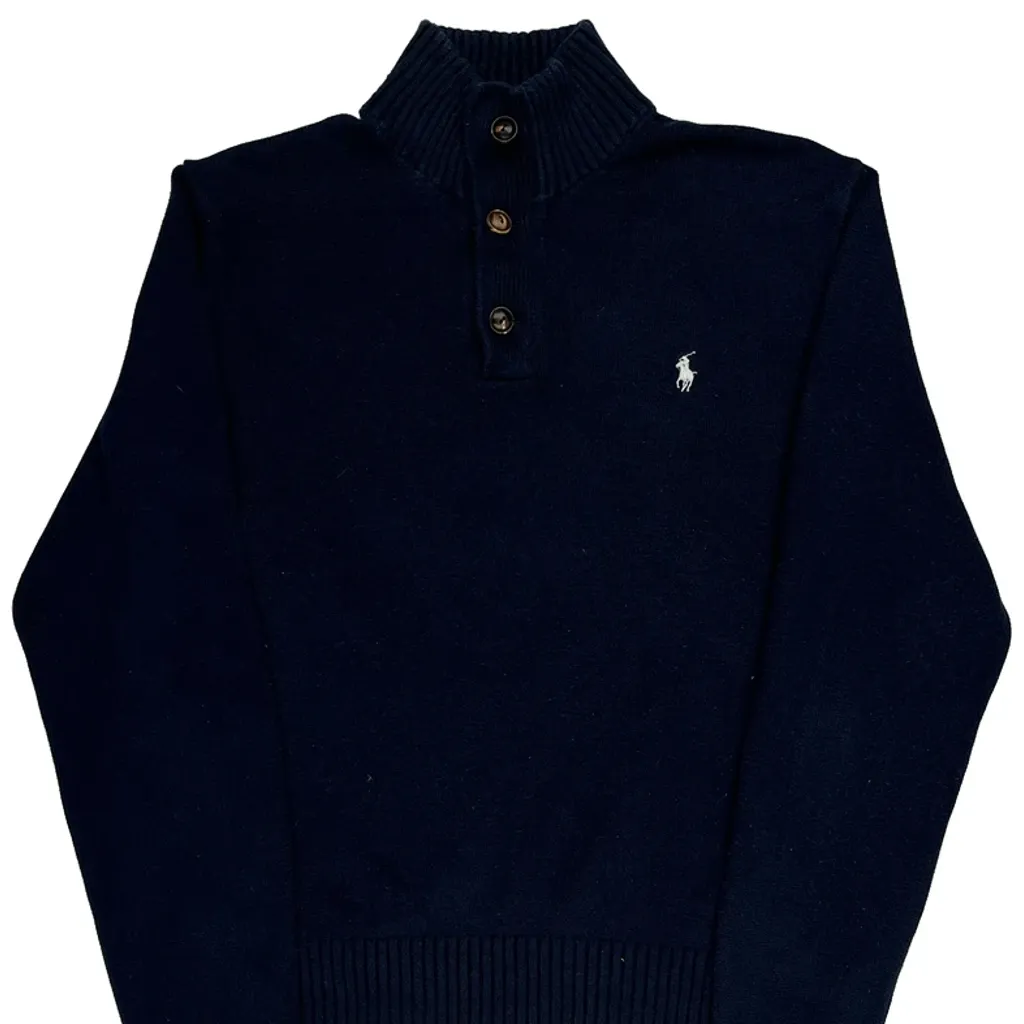 Polo By Ralph Lauren Jumper - Large Navy Cotton - Image 5