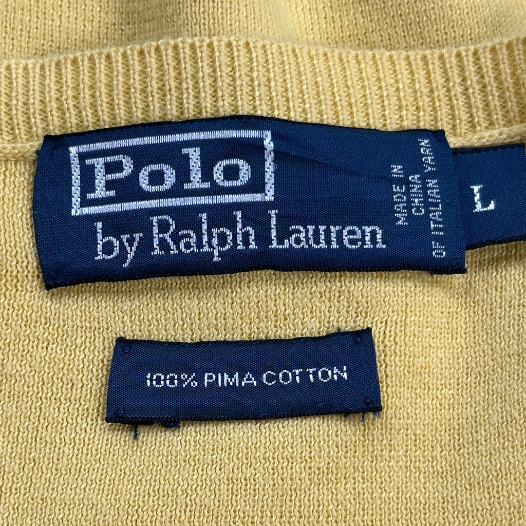 Polo By Ralph Lauren Jumper - Large Yellow Cotton - Image 3