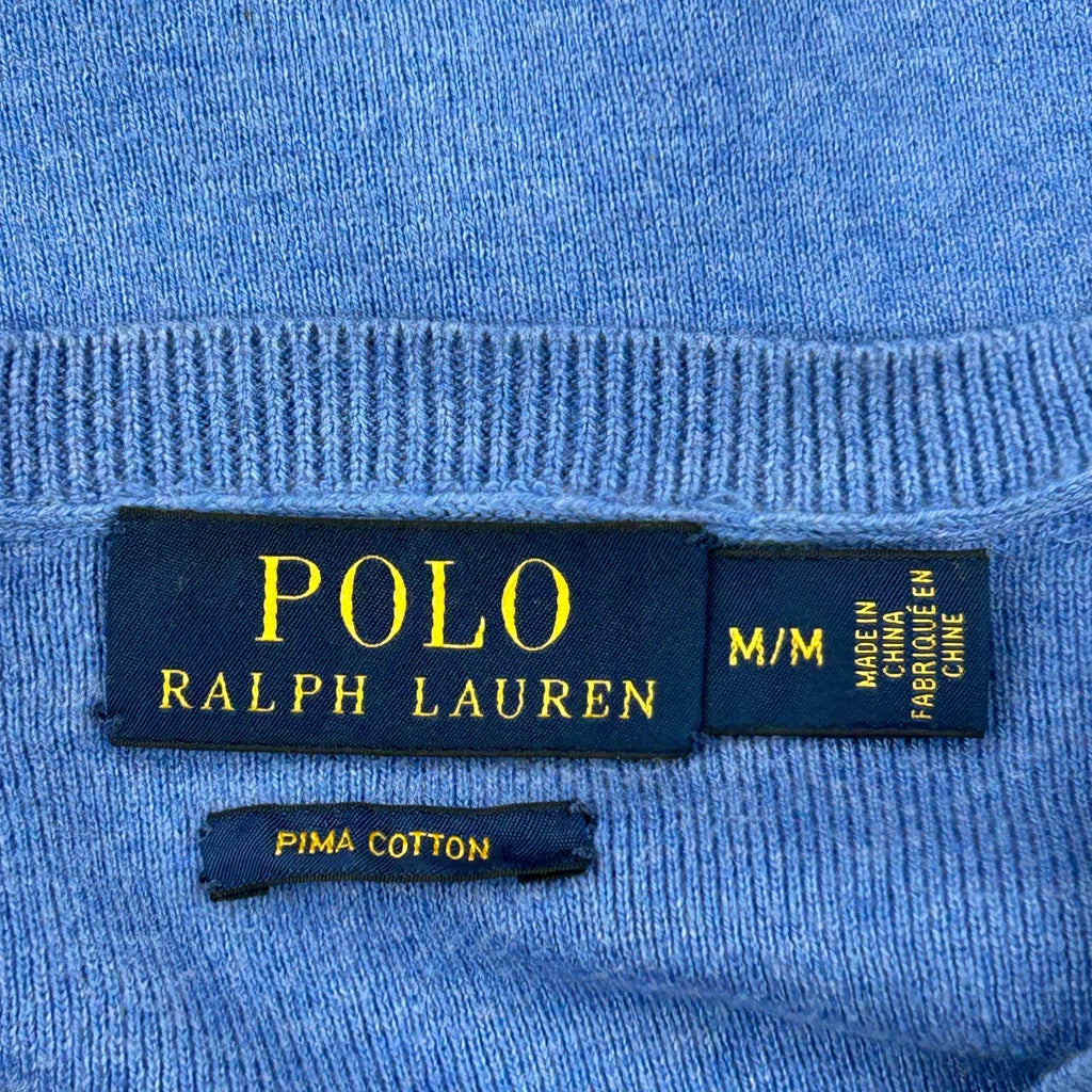 Polo By Ralph Lauren Jumper - Medium Blue Cotton - Image 3