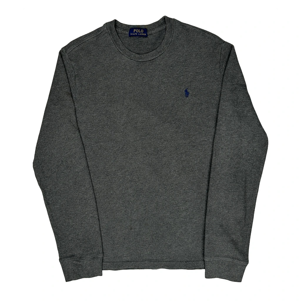 Polo By Ralph Lauren Jumper - Large Grey Cotton
