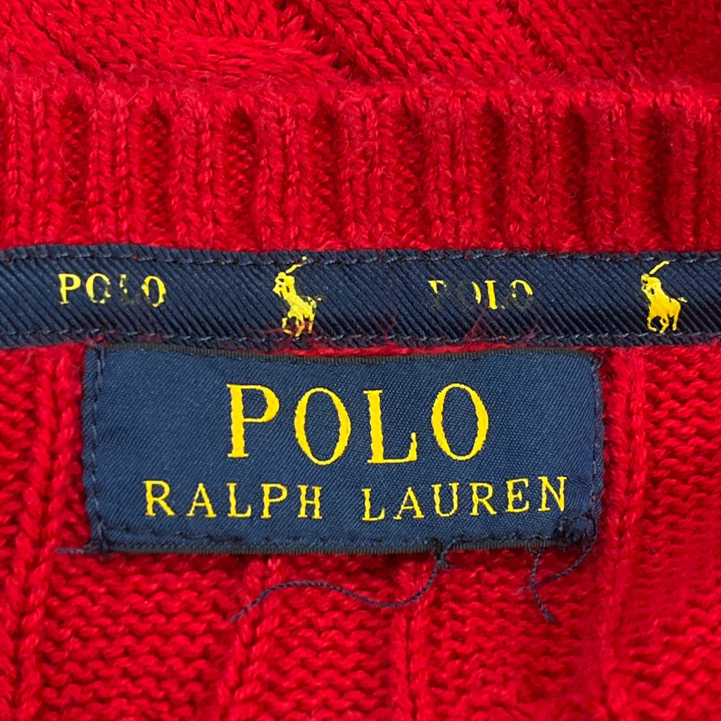 Polo By Ralph Lauren Jumper - Small Red Cotton - Image 3