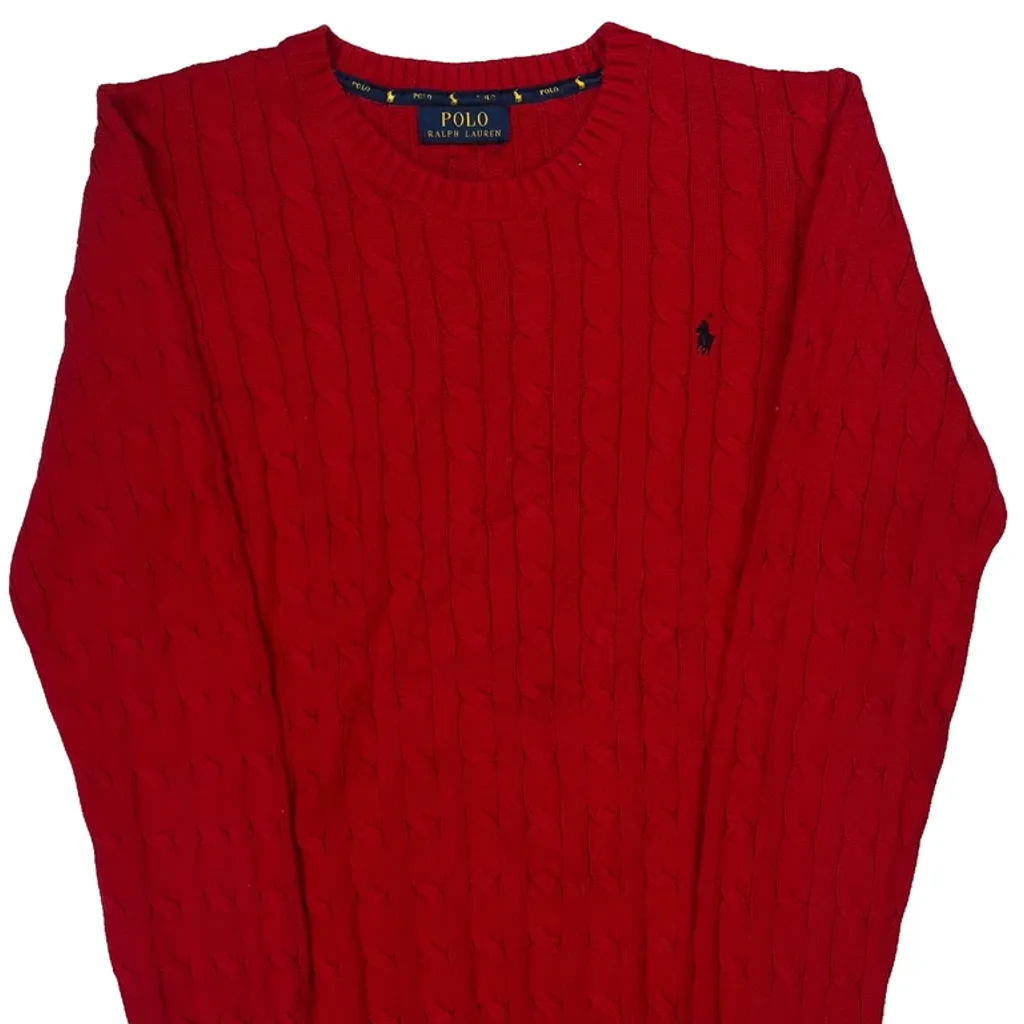 Polo By Ralph Lauren Jumper - Small Red Cotton - Image 4