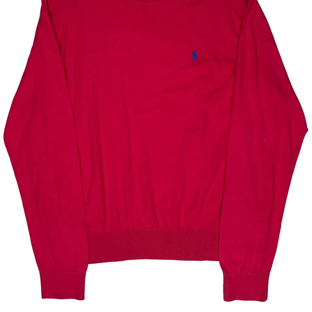 Polo By Ralph Lauren Jumper - XL Red Cotton - Image 5