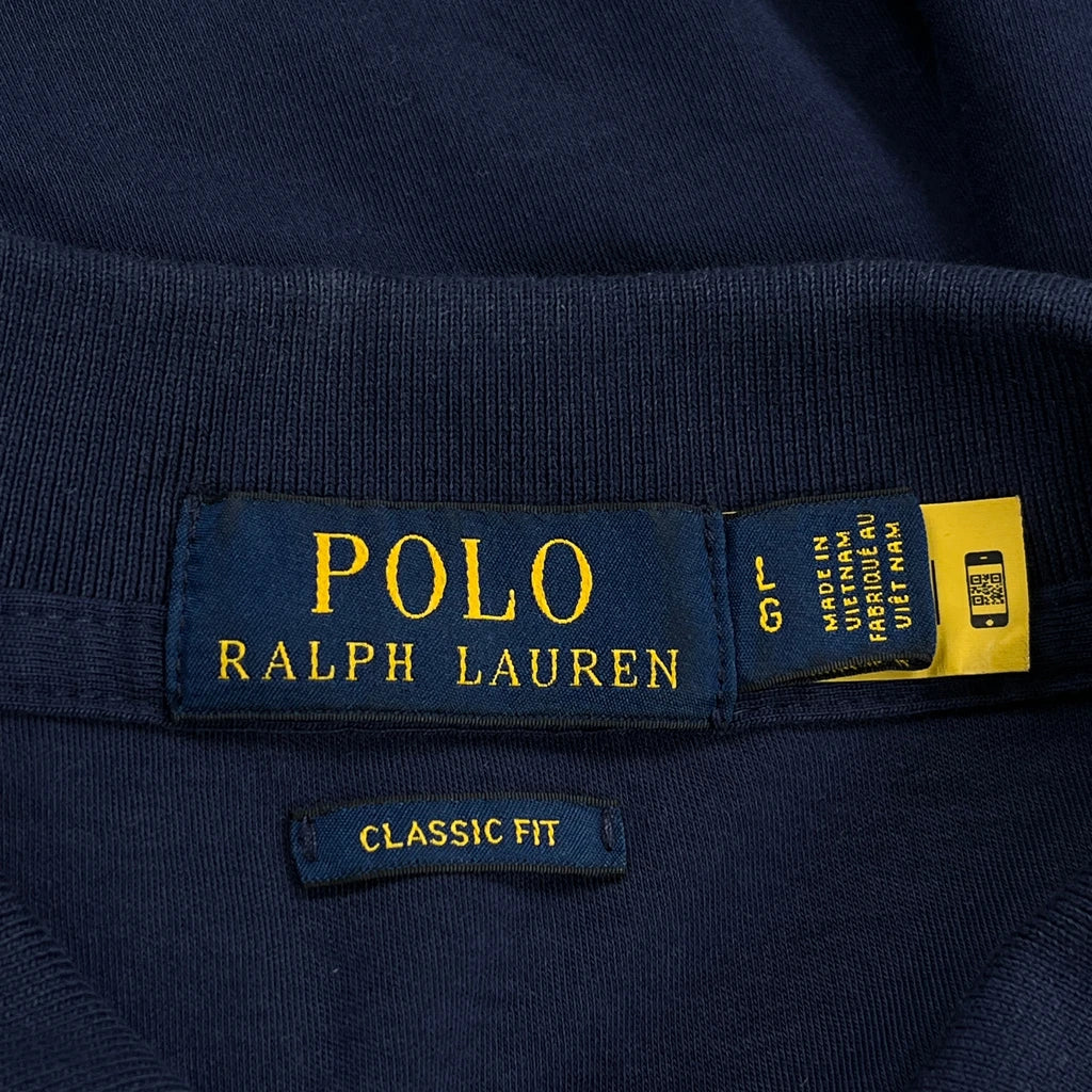 Polo By Ralph Lauren Long Sleeve Polo Shirt - Large Blue Cotton - Image 3