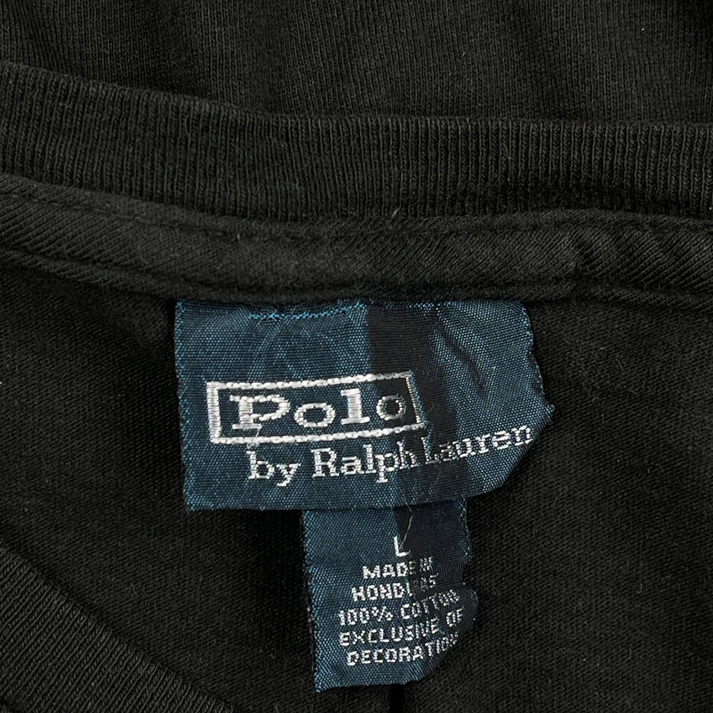 Polo By Ralph Lauren Long Sleeve T-Shirt - Large Black Cotton - Image 3