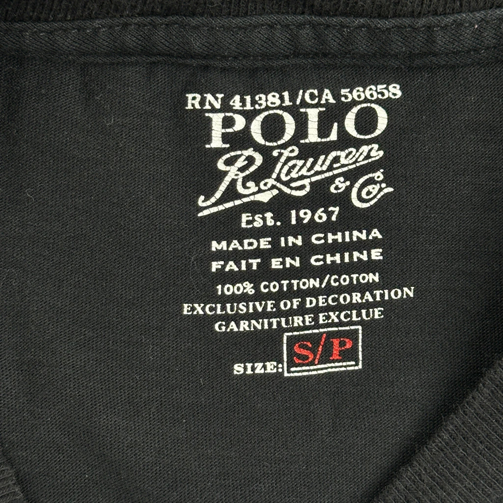 Polo By Ralph Lauren Long Sleeve T-Shirt - Small Black Cotton - Image 3
