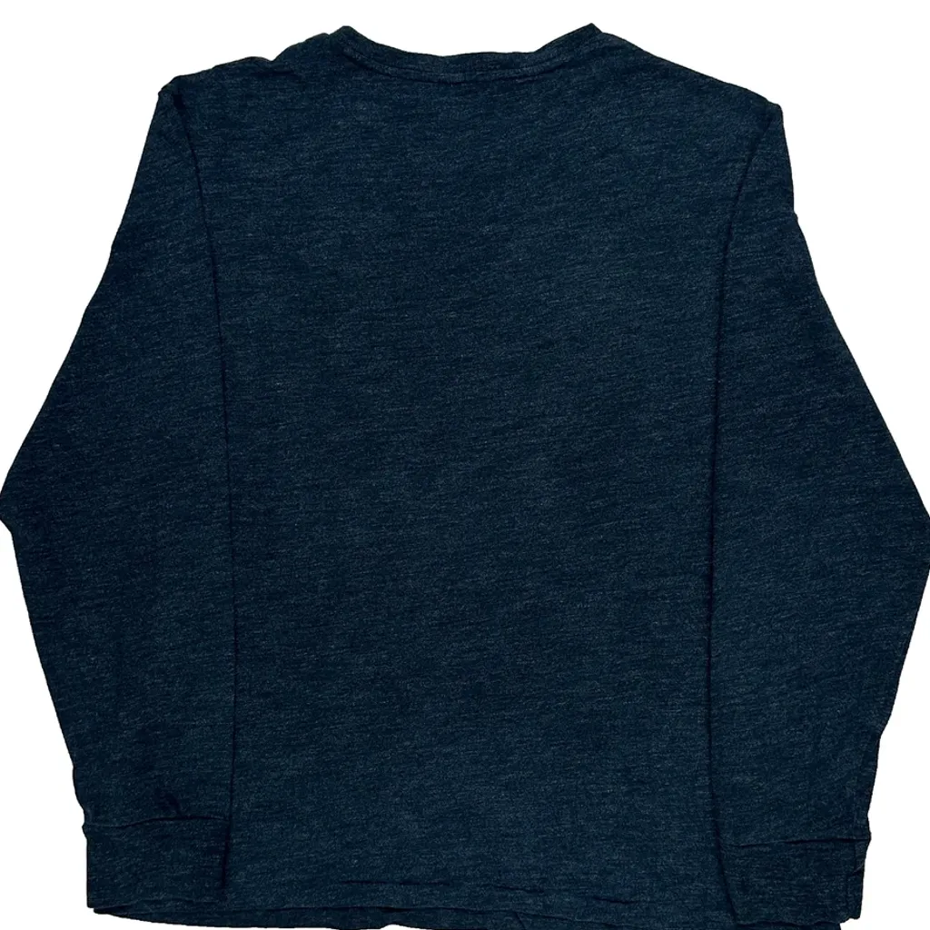 Polo By Ralph Lauren Long Sleeve T-Shirt - Medium Blue Cotton - Image 6