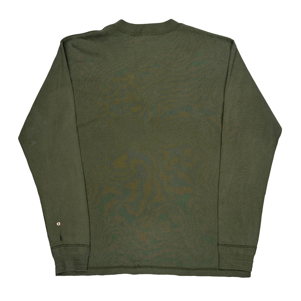 Polo By Ralph Lauren Long Sleeve T-Shirt - Large Green Cotton - Image 2