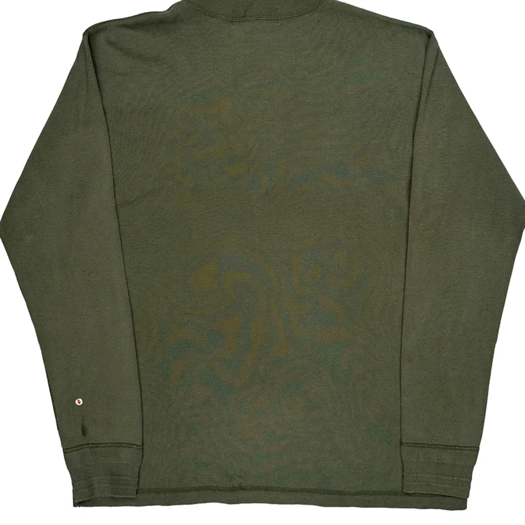Polo By Ralph Lauren Long Sleeve T-Shirt - Large Green Cotton - Image 7