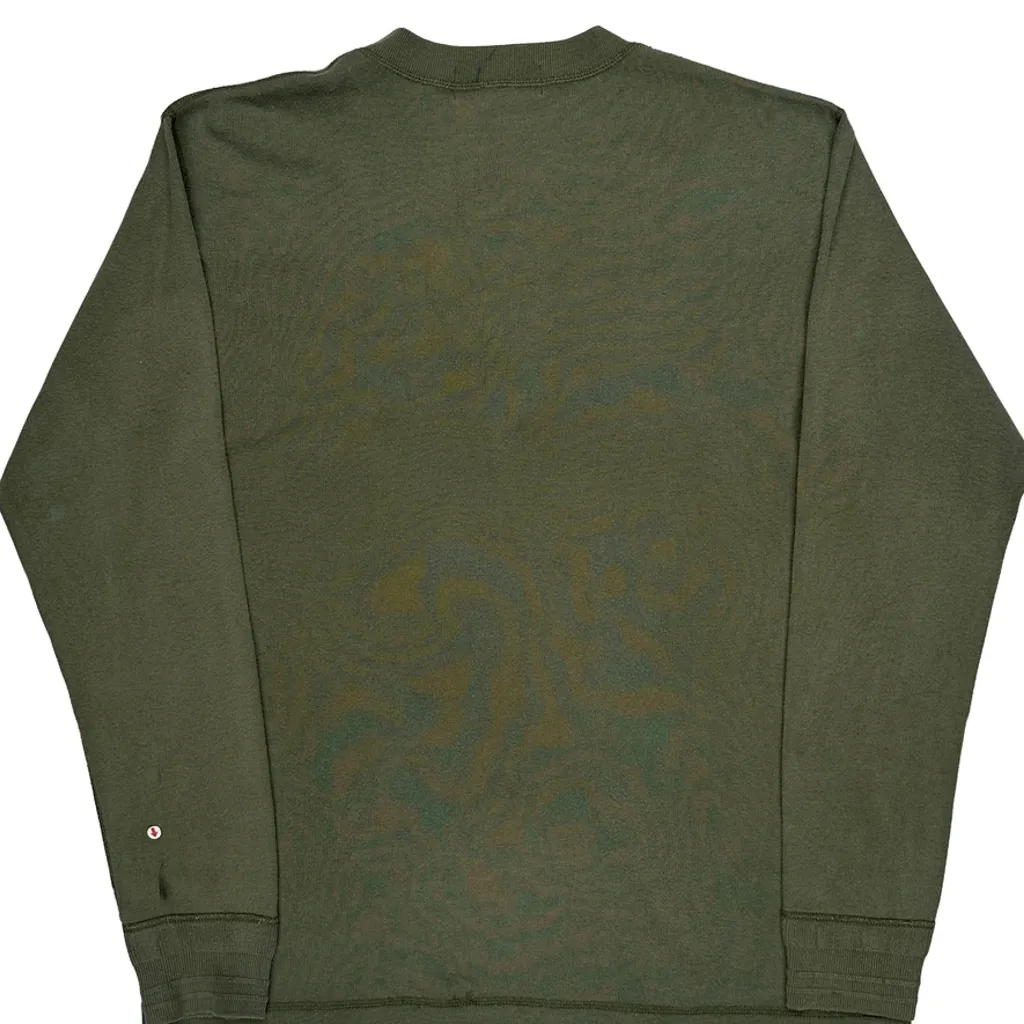 Polo By Ralph Lauren Long Sleeve T-Shirt - Large Green Cotton - Image 8
